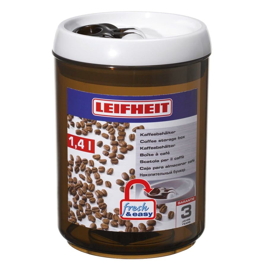 LEIFHEIT Fresh & Easy Kaffee Vorratsbehälter, 1,4 Liter