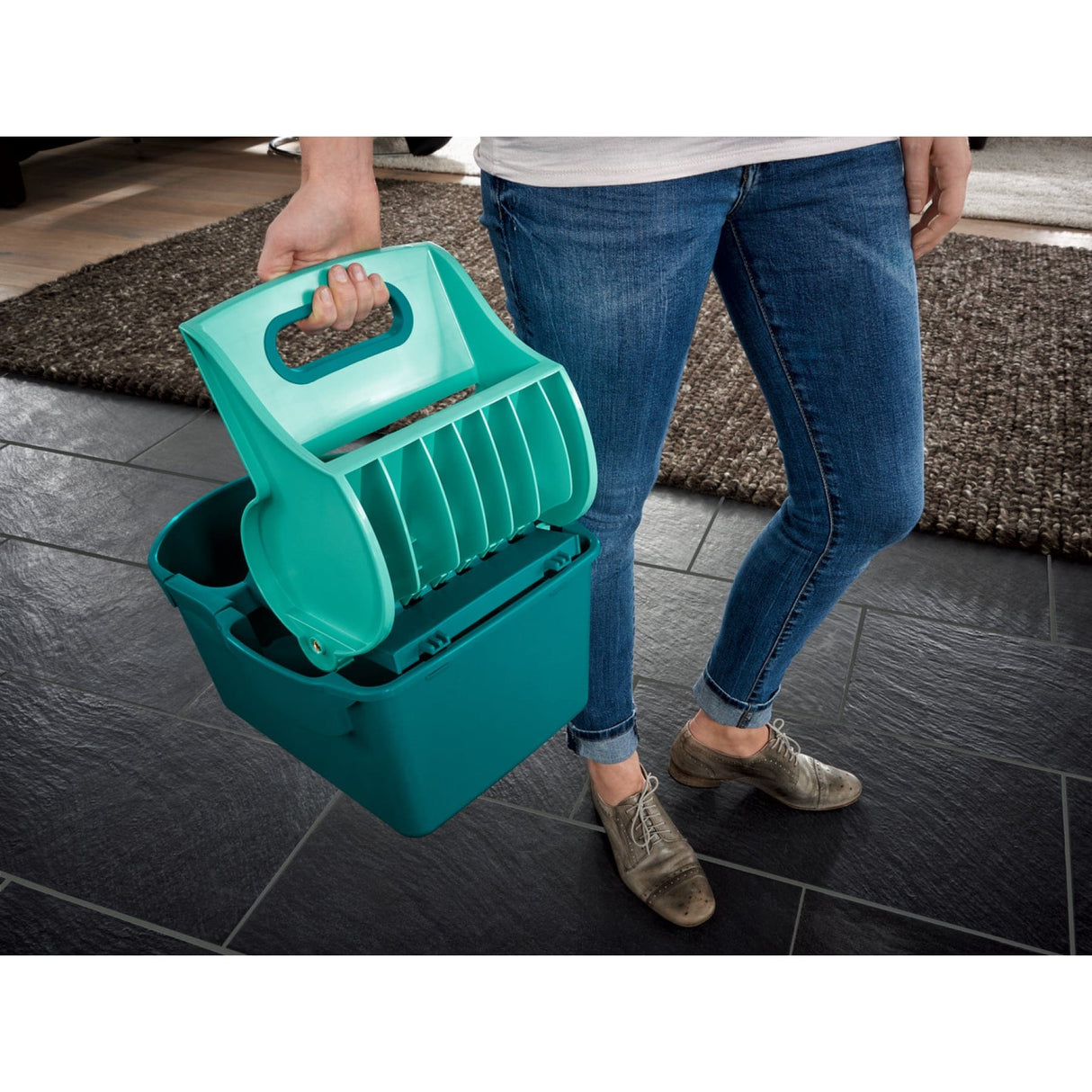 LEIFHEIT Profi Compact Wischtuchpresse, 8 Liter