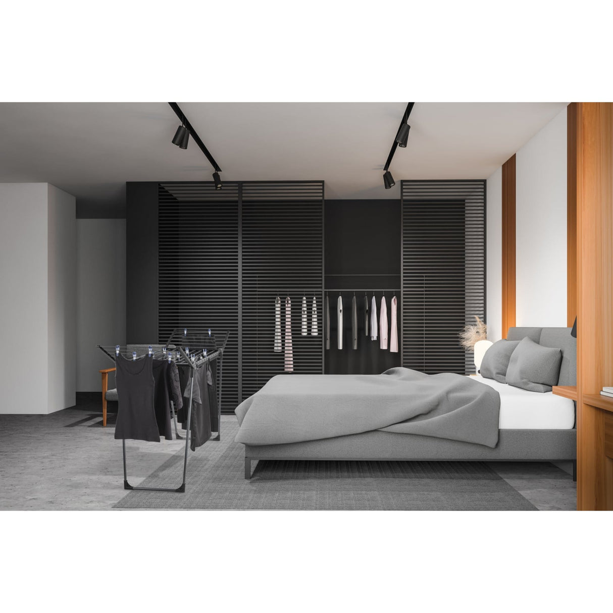 Leifheit Wäscheständer Pegasus 150 Solid Slim Black