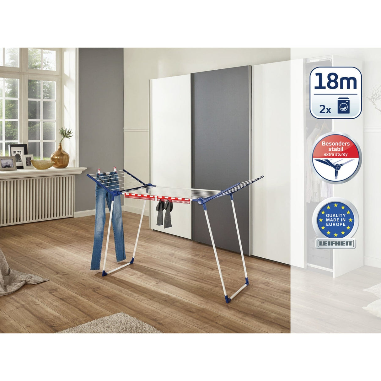 LEIFHEIT Wäscheständer Pegasus 180 Solid
