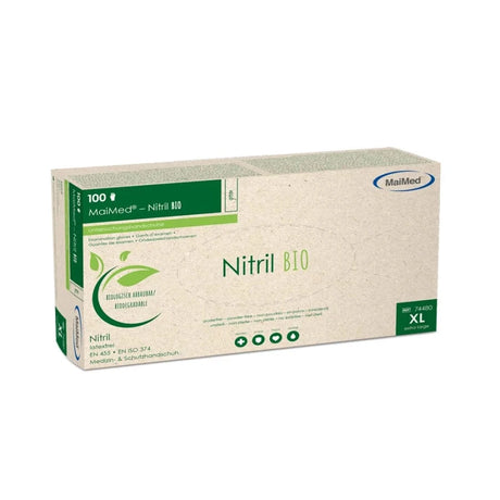 MaiMed® Nitril BIO Einweghandschuhe puderfrei Größe: XL
