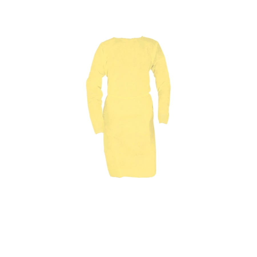 Meditrade BeeSana® PP/PE-Kittel 26 g, Farbe gelb Farbe Gelb, 1 Karton (10 × 10 Stück)