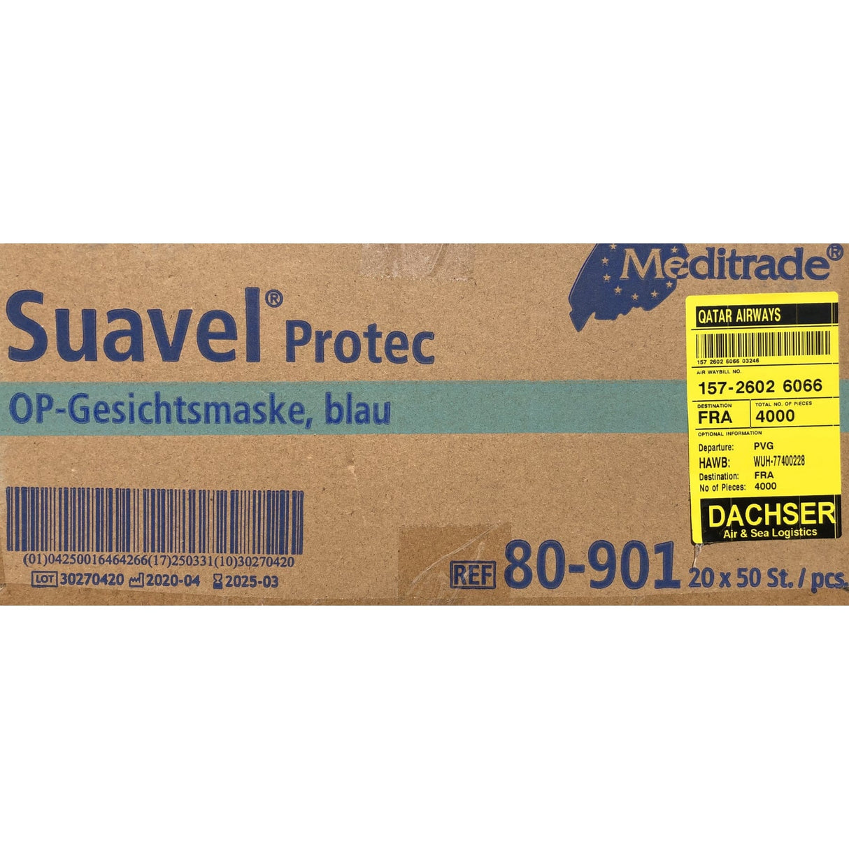 Meditrade Suavel® Protec medizinischer Einmalmundschutz