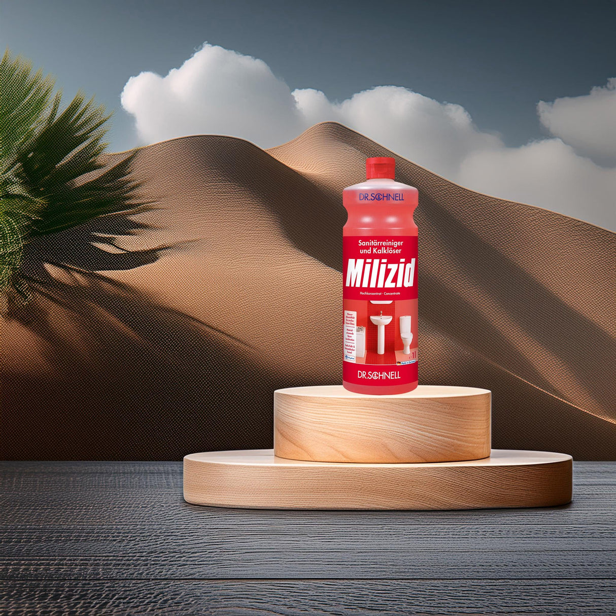 Dr. Schnell Milizid Konzentrat Sanitärreiniger Inhalt: 1 Liter Flasche