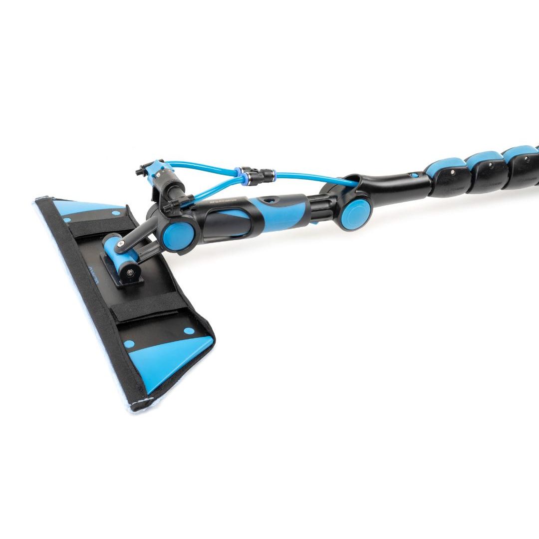 Moerman Spray-Ray Sprühsystem für effiziente Fensterreinigung mit flexibler Handhabung und innovativem Design.