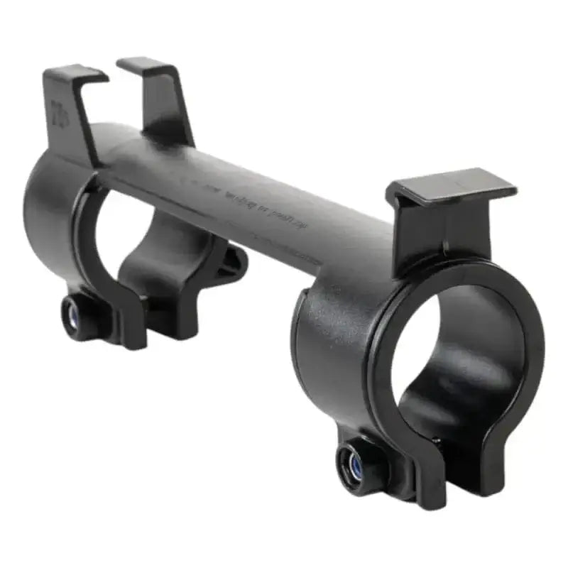 Robuste Halterung für Zubehör, ideal für Ausrüstung im Freien und Jagdzubehör, schwarz und langlebig.