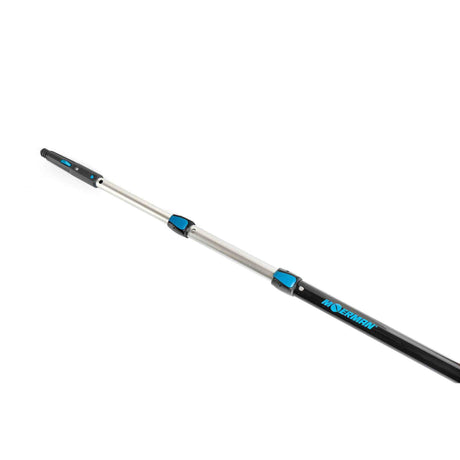 MOERMAN Takumi Aluminium Teleskopstange für die Glasreinigung mit ergonomischem Design und Universal-Konus.