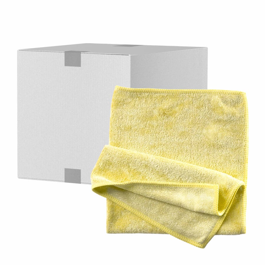 Mopptex Mikrofasertuch STRETCH ECONOMY, 38 x 38 cm 1 Karton = 200 Stück, gelb