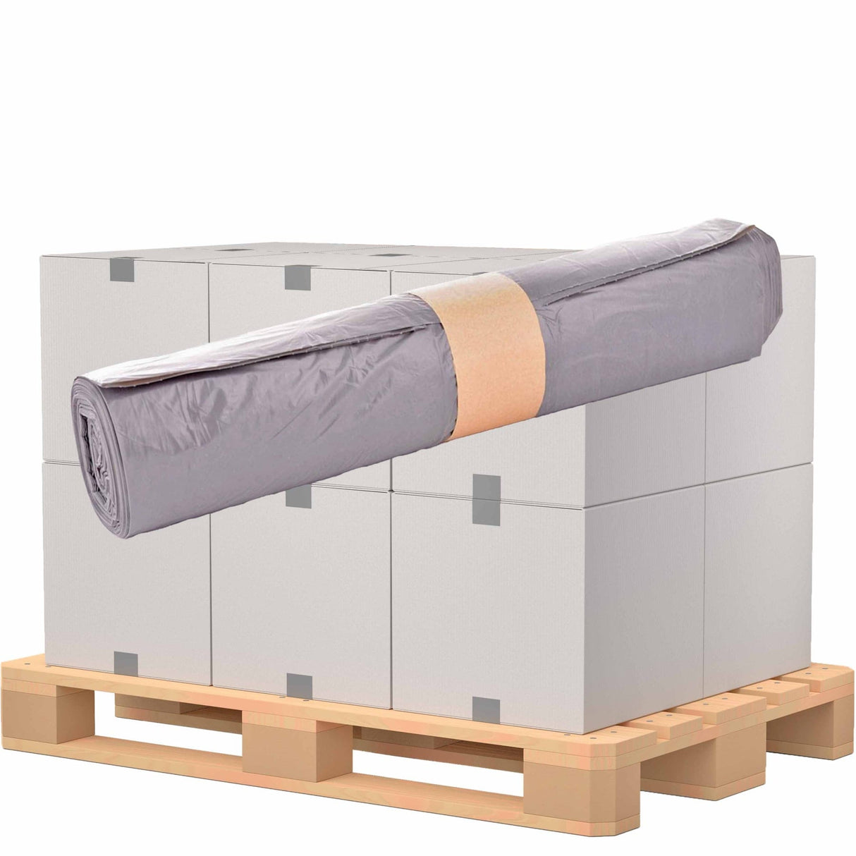 Müllsäcke 120 Liter, grau, Typ 60 40 Kartons = 400 Rollen á 10000 Saecke