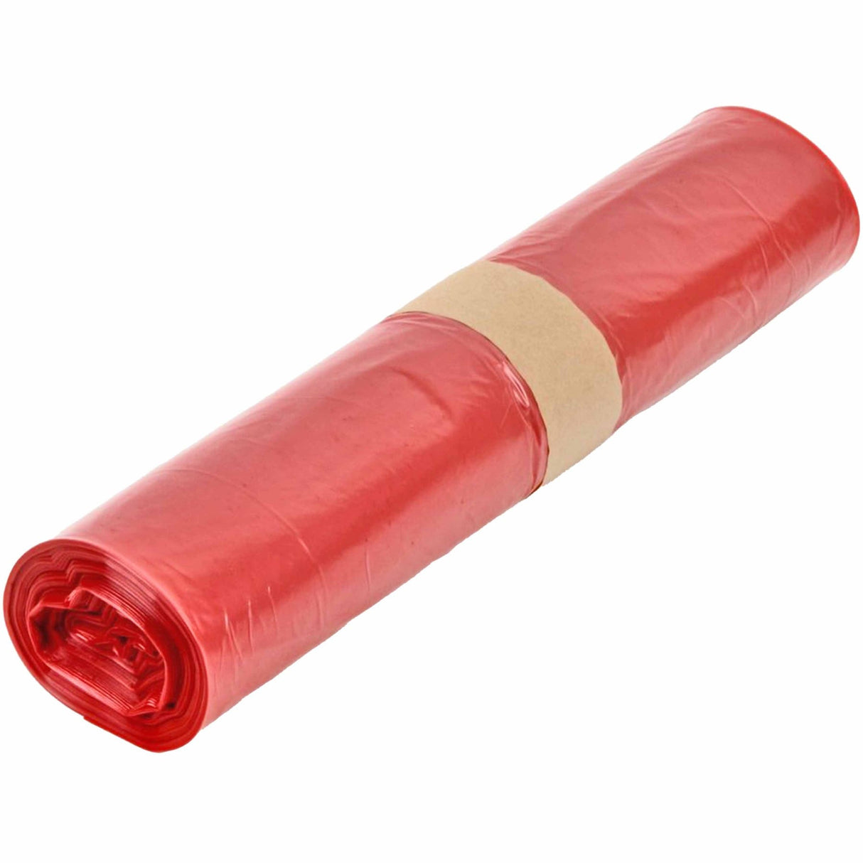 Müllsäcke 120 Liter, rot, Typ 60 1 Rolle = 25 Saecke