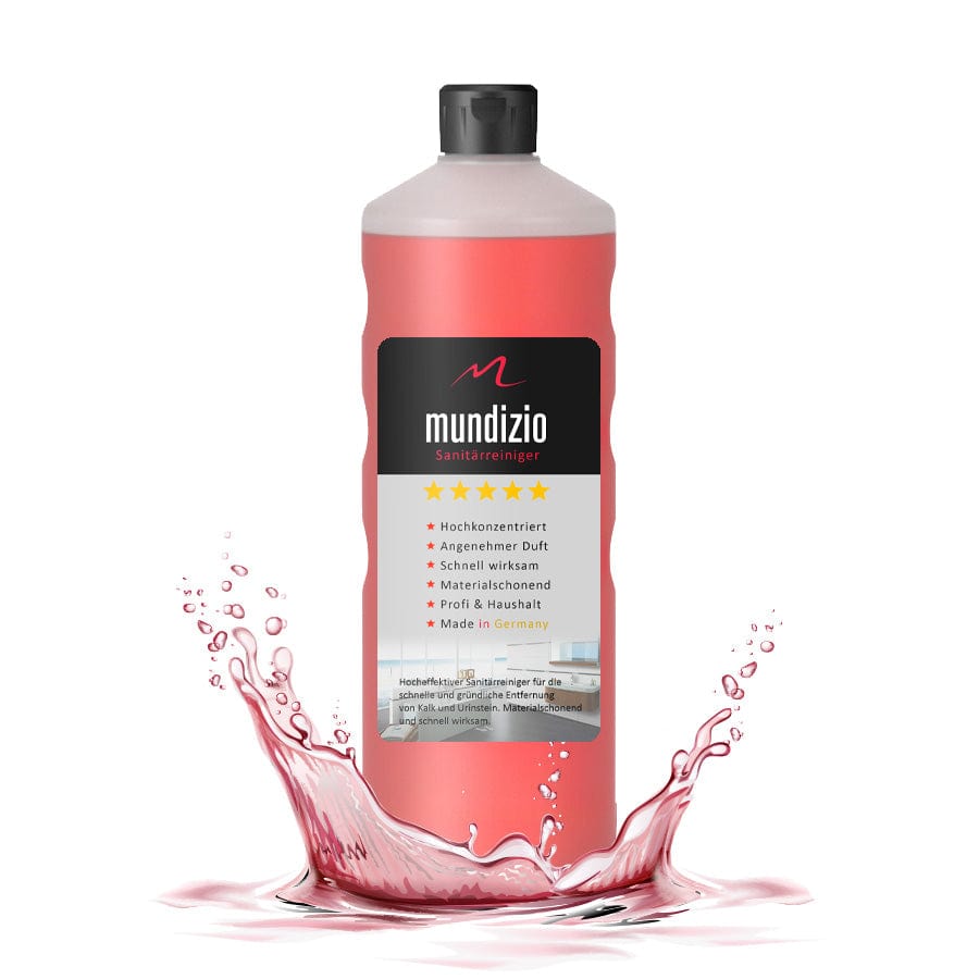 mundizio Sanitärreiniger zum entfernen von Kalk und Urinstein im Badezimmer