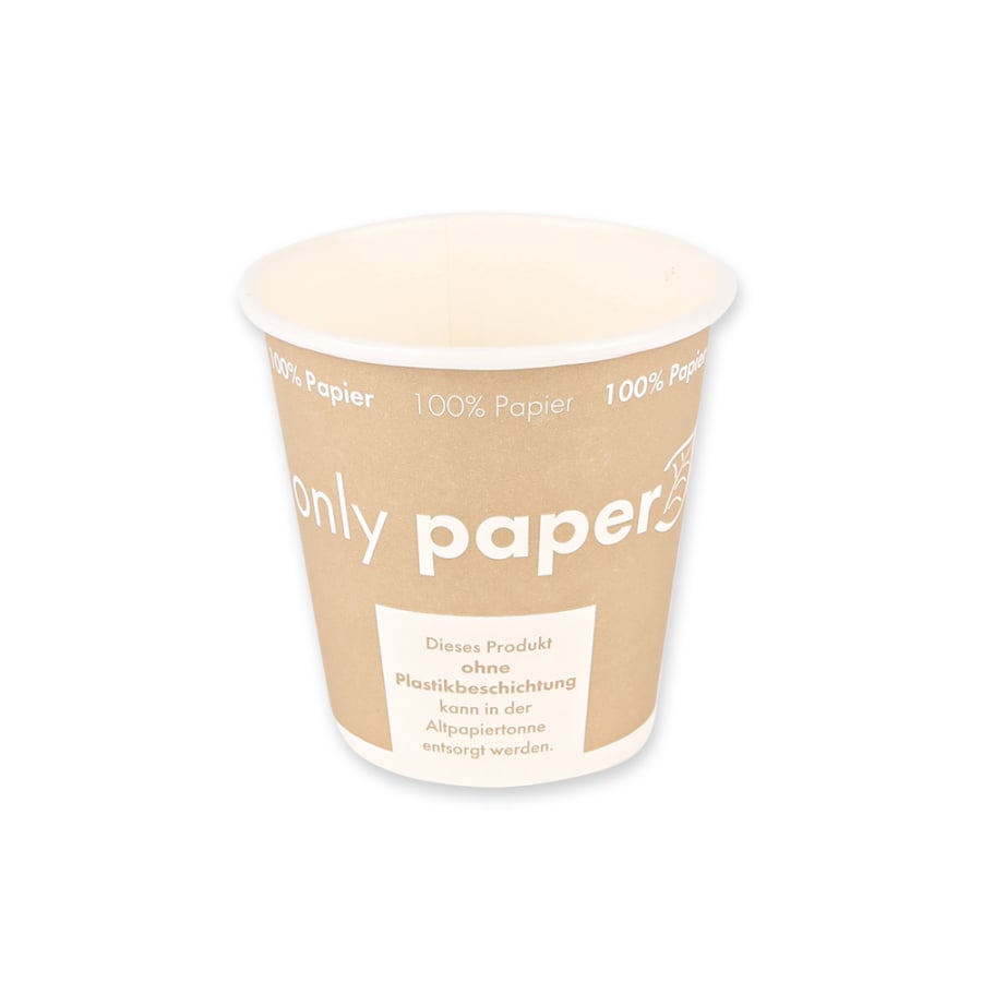 NATURESTAR® Bio Kaffeebecher Only Paper, Ø 6,2 cm