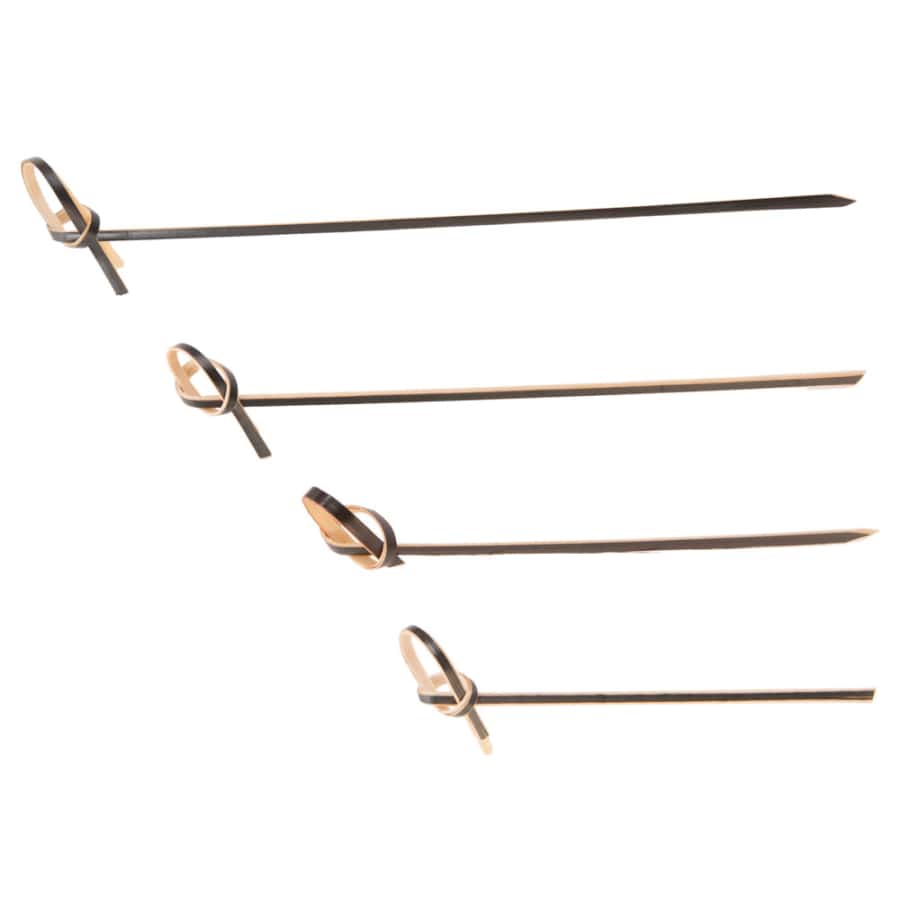 NATURESTAR® Loop Fingerfood Spieße 1 Beutel (250 Stück), 9 cm, schwarz