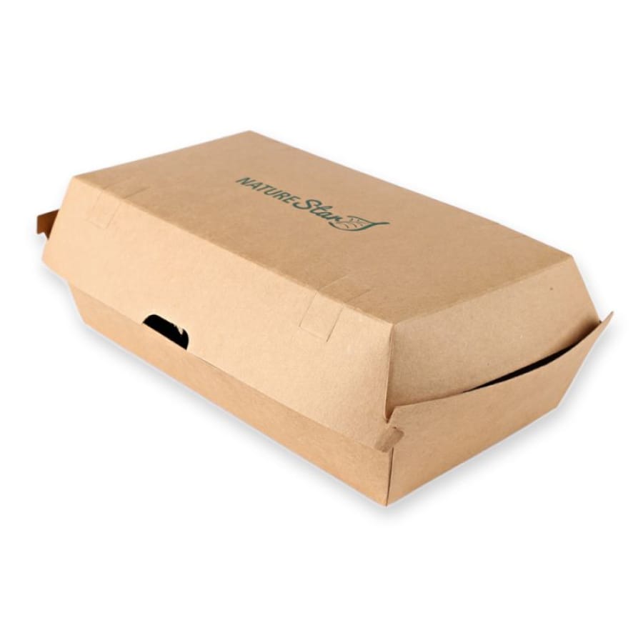 NATURESTAR® Sandwich Box CLUB, aus Kraftpapier