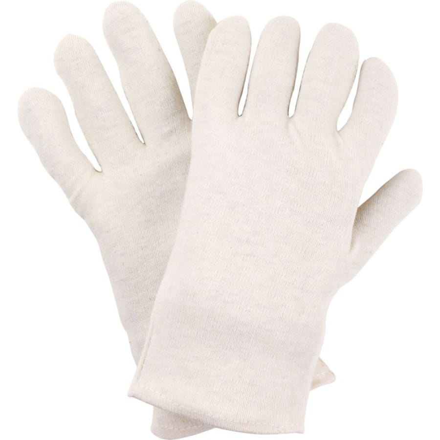 NITRAS Baumwoll-Trikot-Handschuhe, Herrengröße Herrengröße – 1 Karton (600 Paar)
