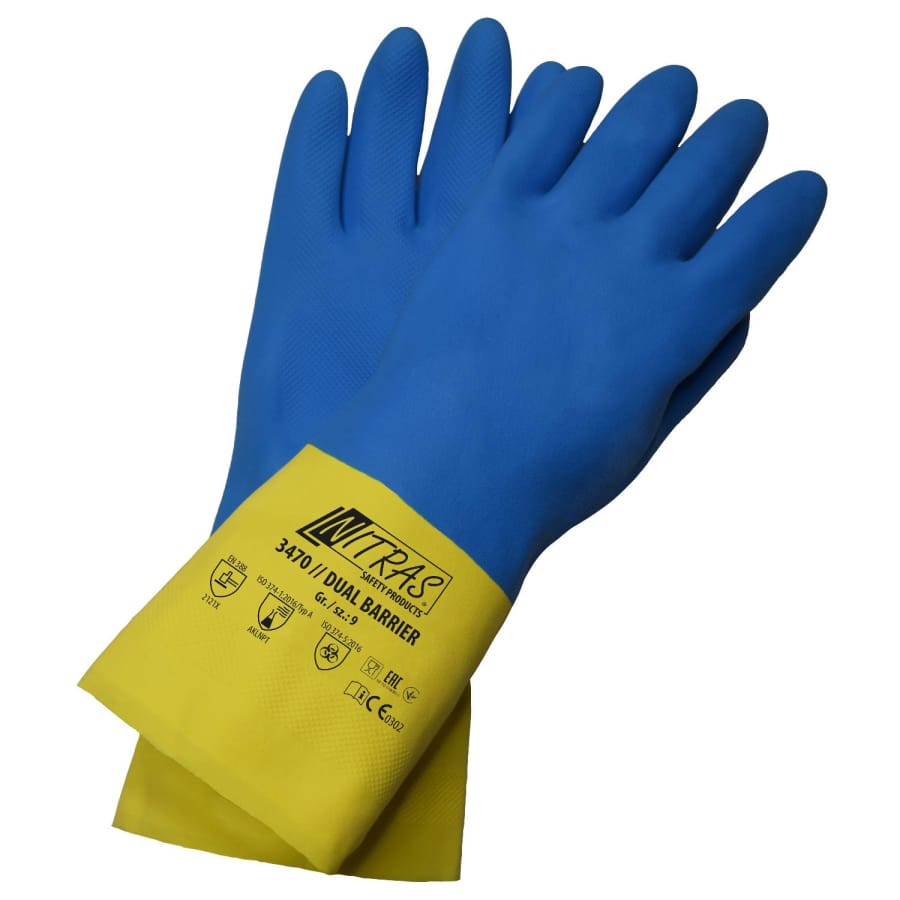 NITRAS Dual-Barrier Handschuhe Größe 10 – 1 Paar