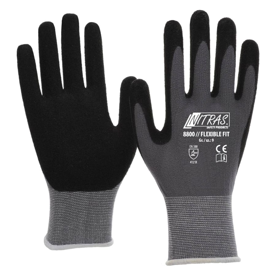 NITRAS Flexible Fit Schutzhandschuh Größe 9 – 1 Karton (144 Paar)