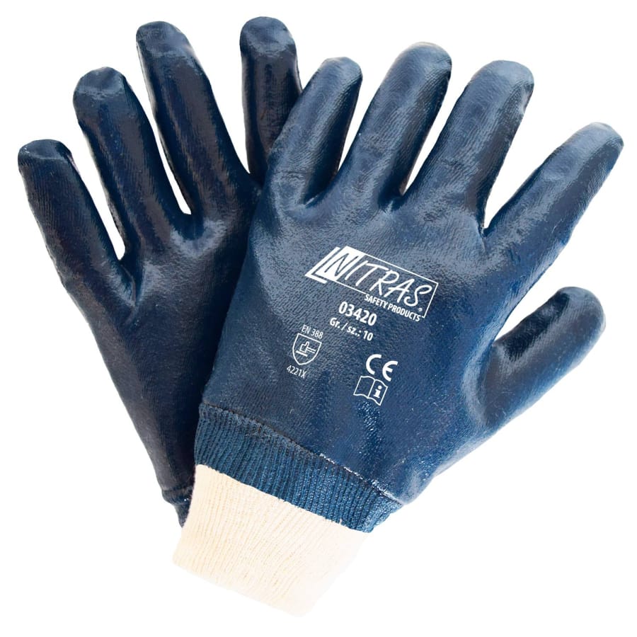 NITRAS Nitrilhandschuhe, vollbeschichtet XL (9) – 1 Paar