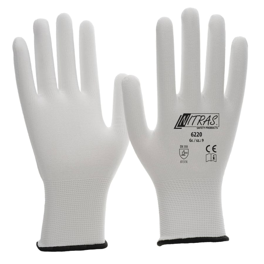NITRAS Nylon-Handschuhe Größe XXL (10) – 1 Karton (240 Paar)