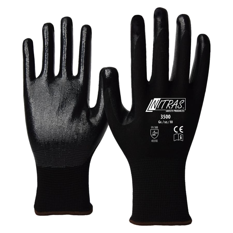 NITRAS® Nylon-Nitrilhandschuhe Größe 8 – 1 Karton (144 Paar)