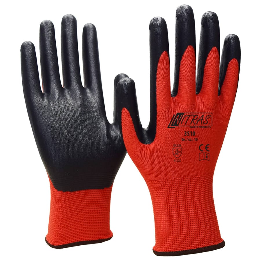 NITRAS Nylonhandschuhe Größe 10 – 1 Paar