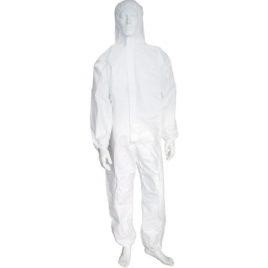NITRAS® PROTECT Chemikalienschutzanzug Overall, weiß XL – 1 Karton (50 Stück)