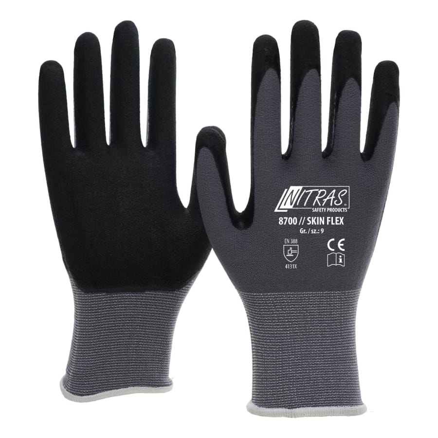 NITRAS® SKIN-FLEX Strickhandschuh XXXL (11) – 1 Karton (144 Paar)