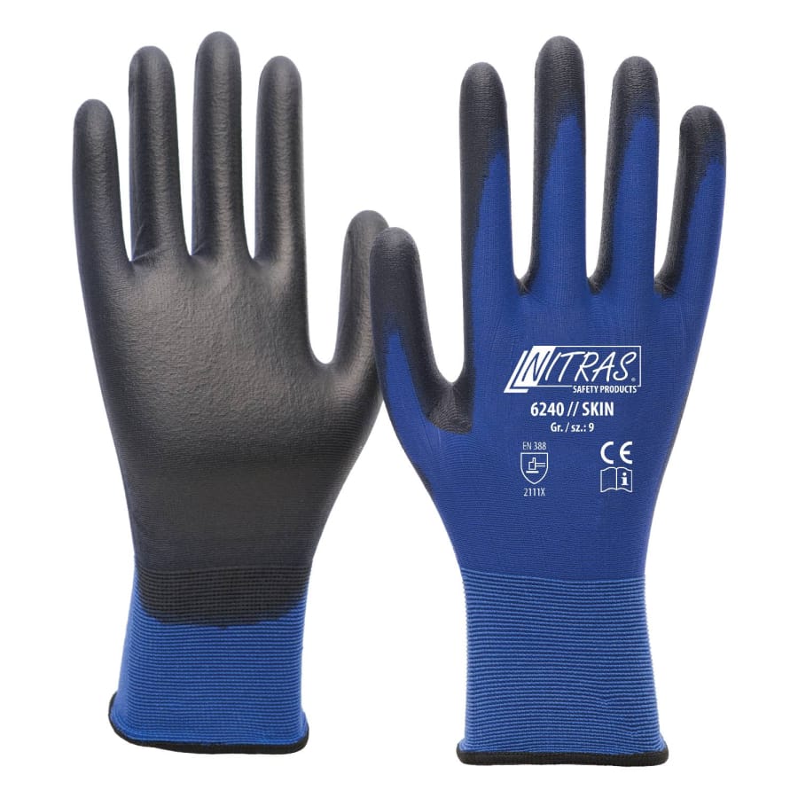 NITRAS® Skin Nylonhandschuh XL – 1 Karton (120 Paar)