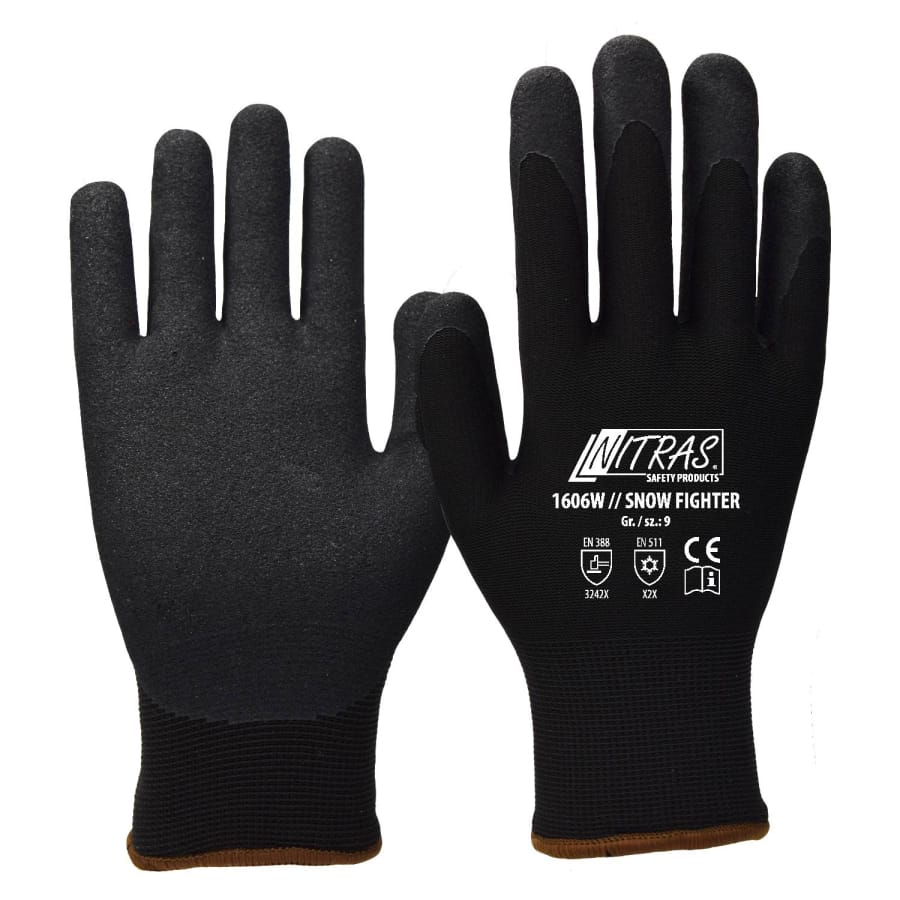 NITRAS® SNOW FIGHTER Nylonhandschuh Größe 9 – 1 Karton (72 Paar)