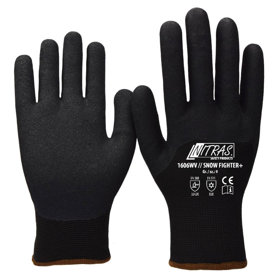 NITRAS SNOW FIGHTER + Nylonhandschuhe Größe 10 – 1 Karton (72 Paar)