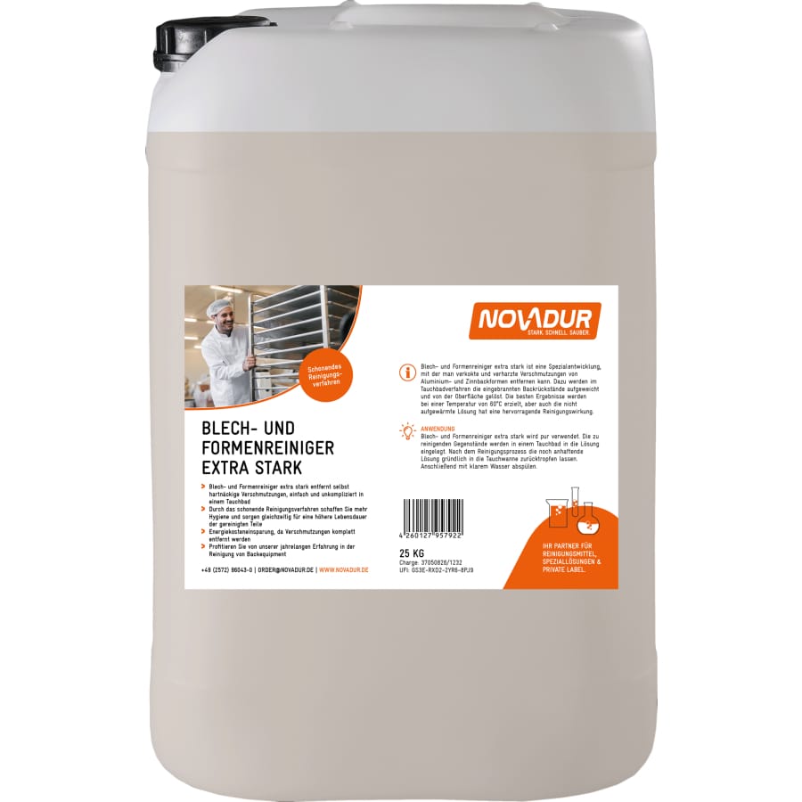 NOVADUR Blech- und Formenreiniger extra stark 20 Liter - Kanister