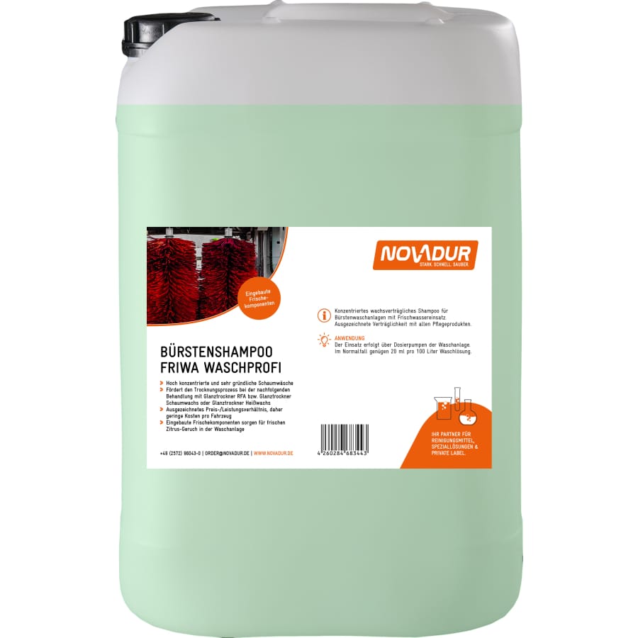 NOVADUR Bürstenshampoo FRIWA Waschprofi