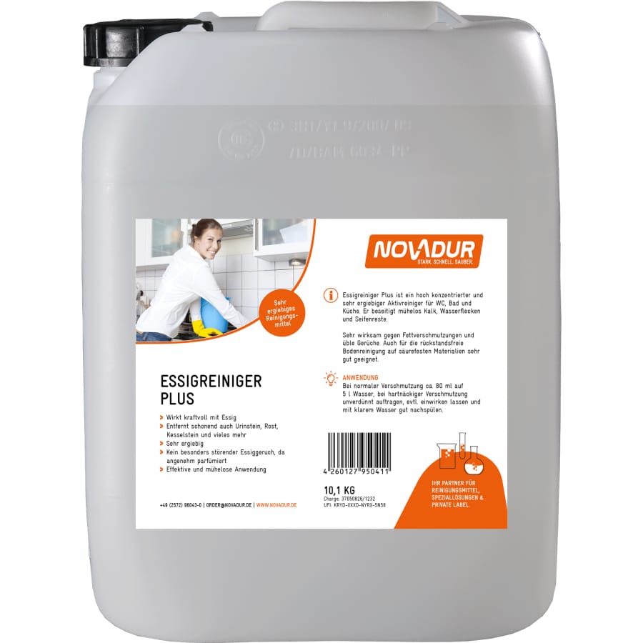 NOVADUR Essigreiniger 10,1 kg - Kanister