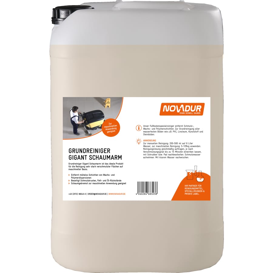 NOVADUR Grundreiniger Gigant schaumarm 20 Liter - Kanister