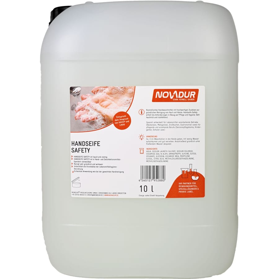 NOVADUR Handseife Safety 10 l - Kanister