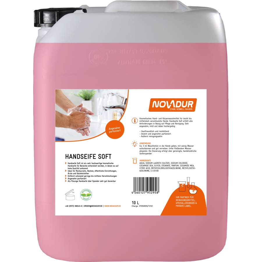 NOVADUR Handseife Soft 10 l - Kanister
