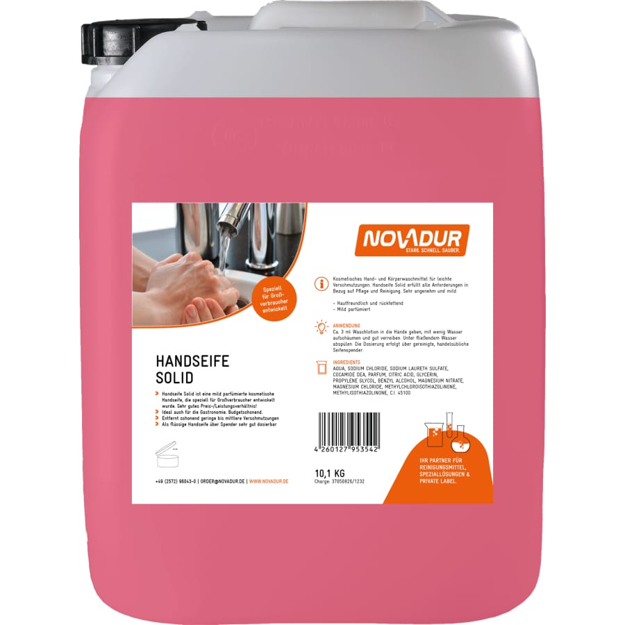 NOVADUR Handseife Solid 10 l - Kanister