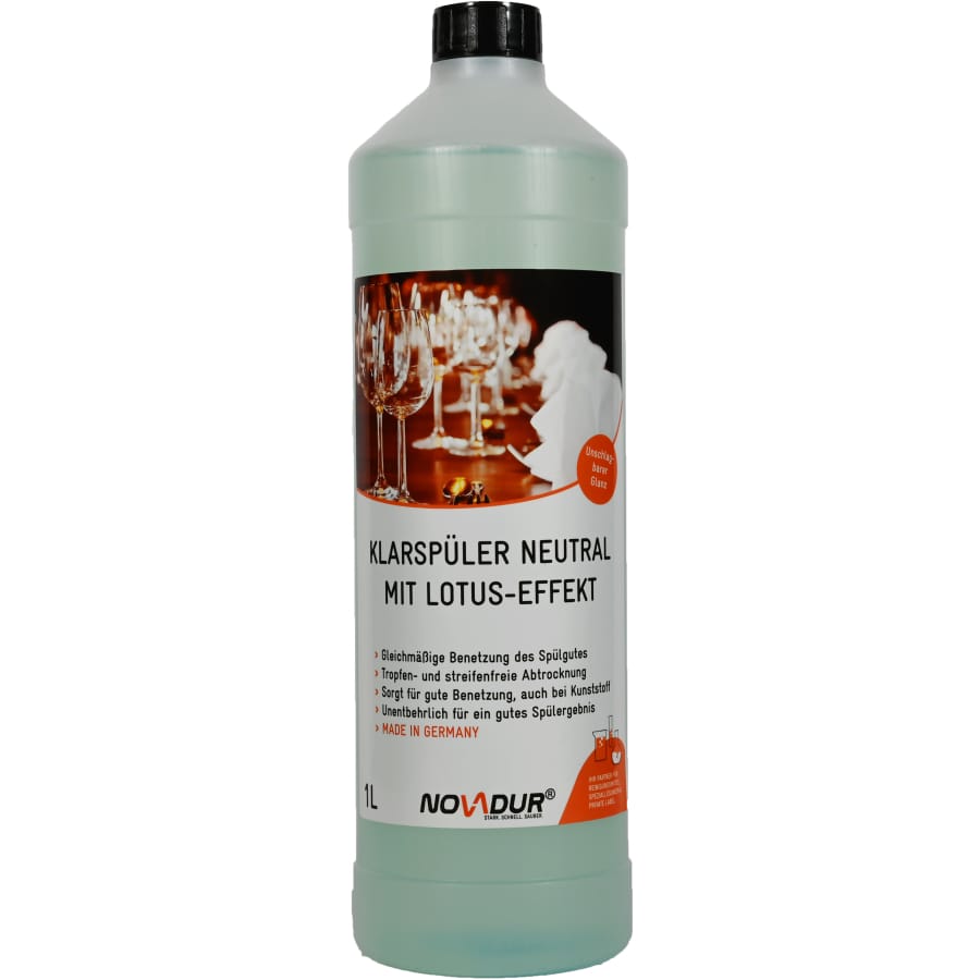 NOVADUR Klarspüler Neutral + Lotus-Effekt 1000 ml - Flasche
