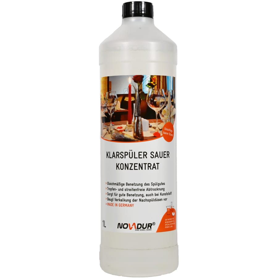 NOVADUR Klarspüler sauer 1000 ml - Flasche