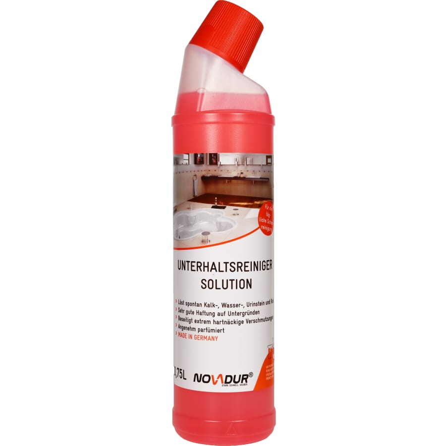NOVADUR Sanitär-Unterhaltsreiniger Solution 750 ml - Schräghalsflasche