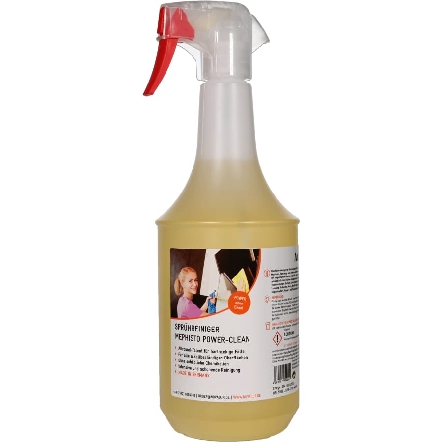 NOVADUR Sprühreiniger Mephisto Power-Clean 1000 ml - Sprühflasche