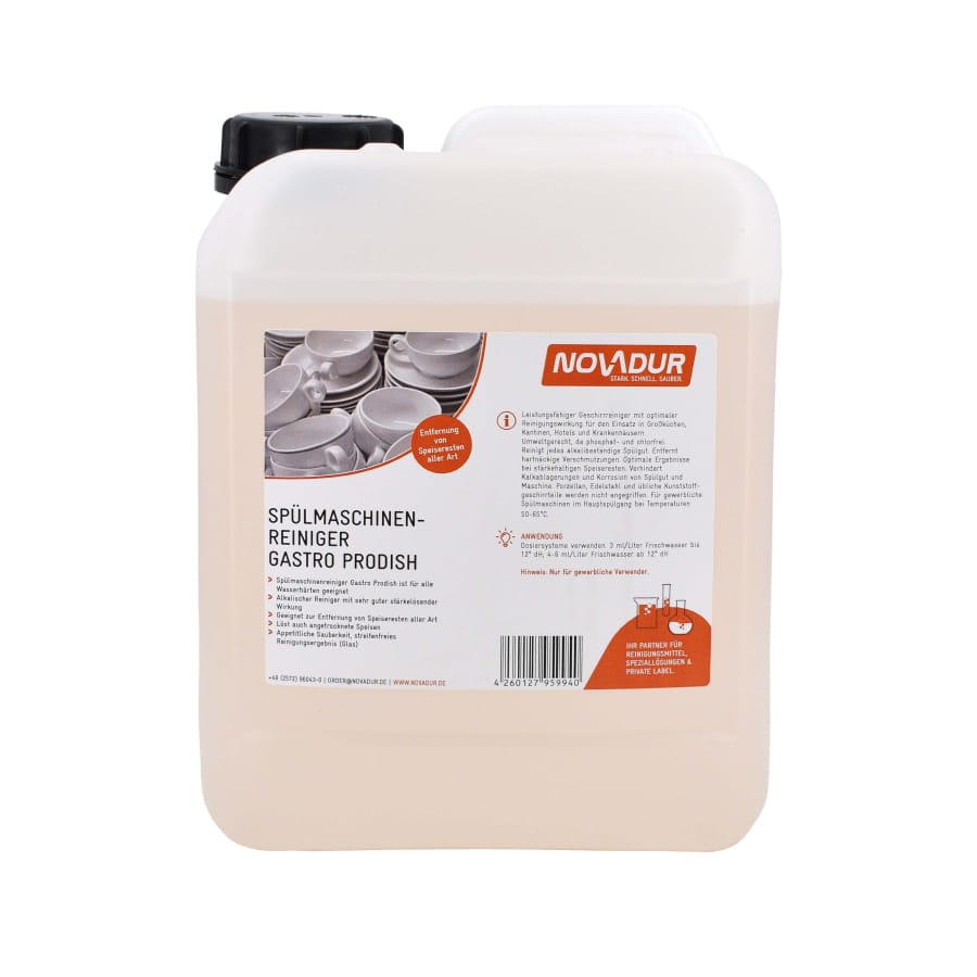 NOVADUR Spülmaschinenreiniger Gastro Prodish 5 l - Kanister