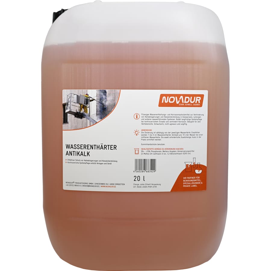 NOVADUR Wasserenthärter Antikalk 20 Liter - Kanister
