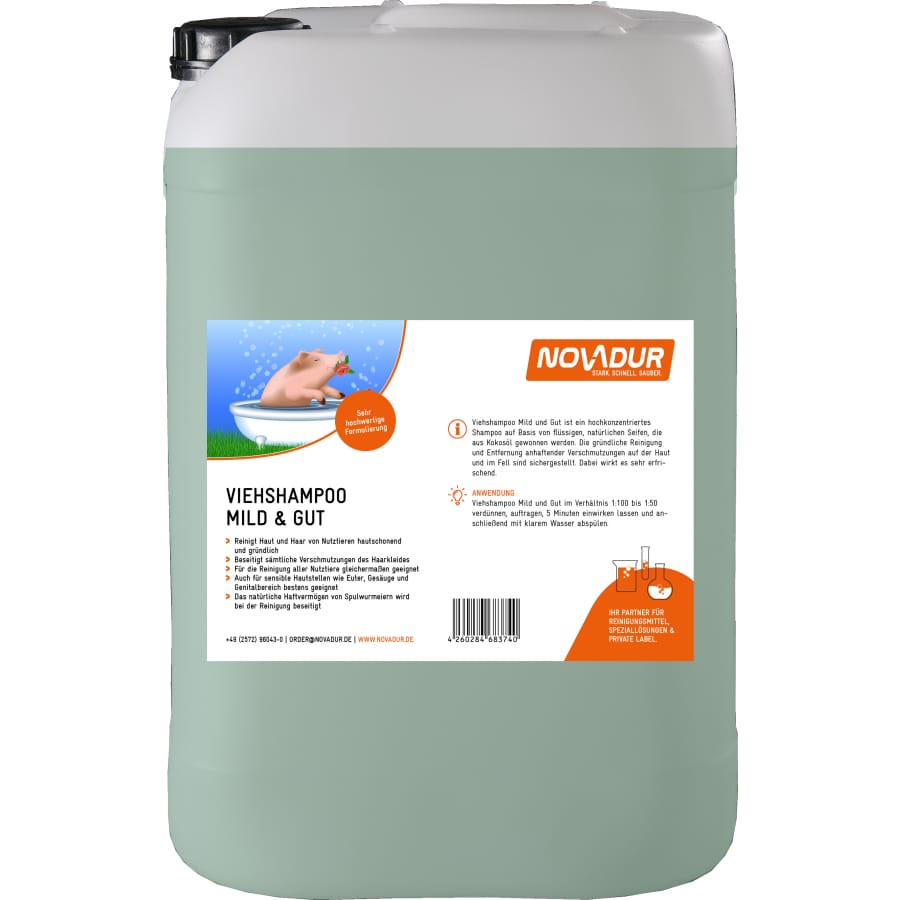 NOVAFERA Agrarstar Viehshampoo 20 Liter - Kanister