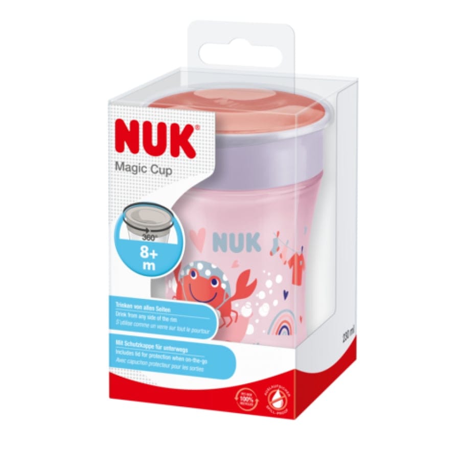 NUK Magic Cup Trinklernbecher mit 360°-Trinkrand 230 ml