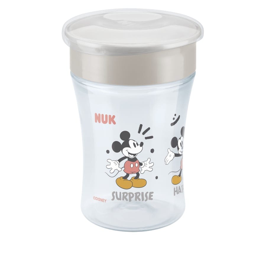 NUK Magic Cup Trinklernbecher mit 360°-Trinkrand 230 ml, Disney Mickey Mouse