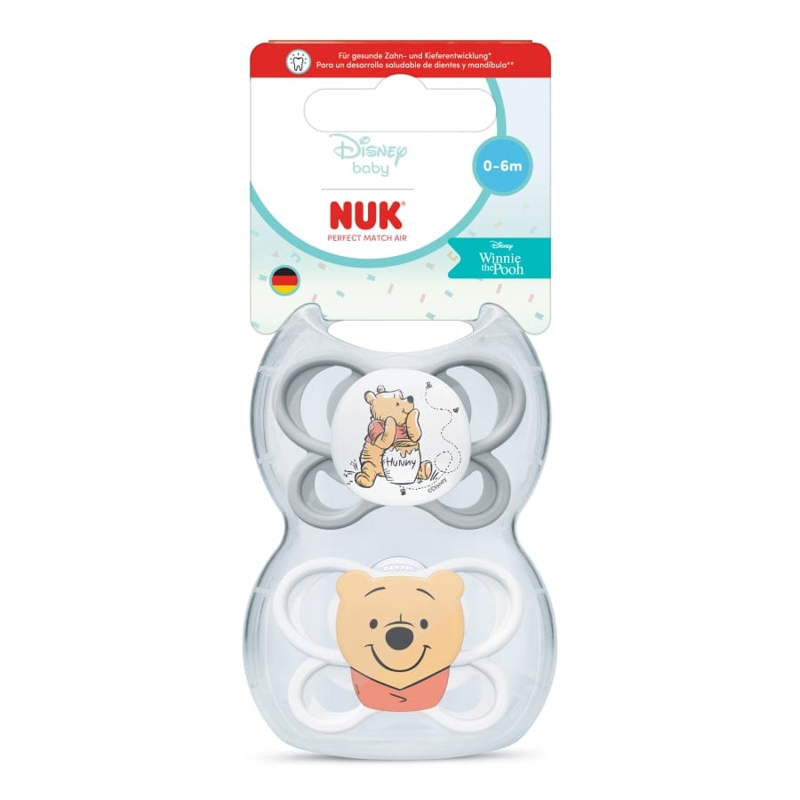 NUK Perfect Match Air Disney Winnie Puuh Schnuller 0–6 Monate