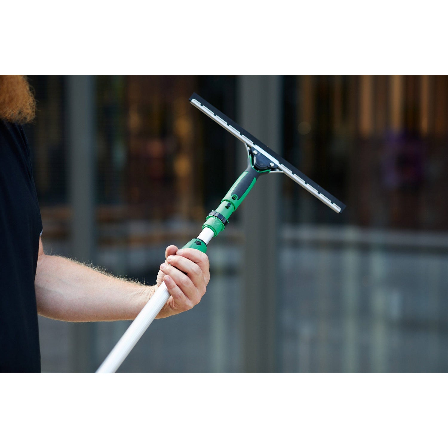 UNGER OptiLoc pole 3-part, telescopic pole for glass cleaning