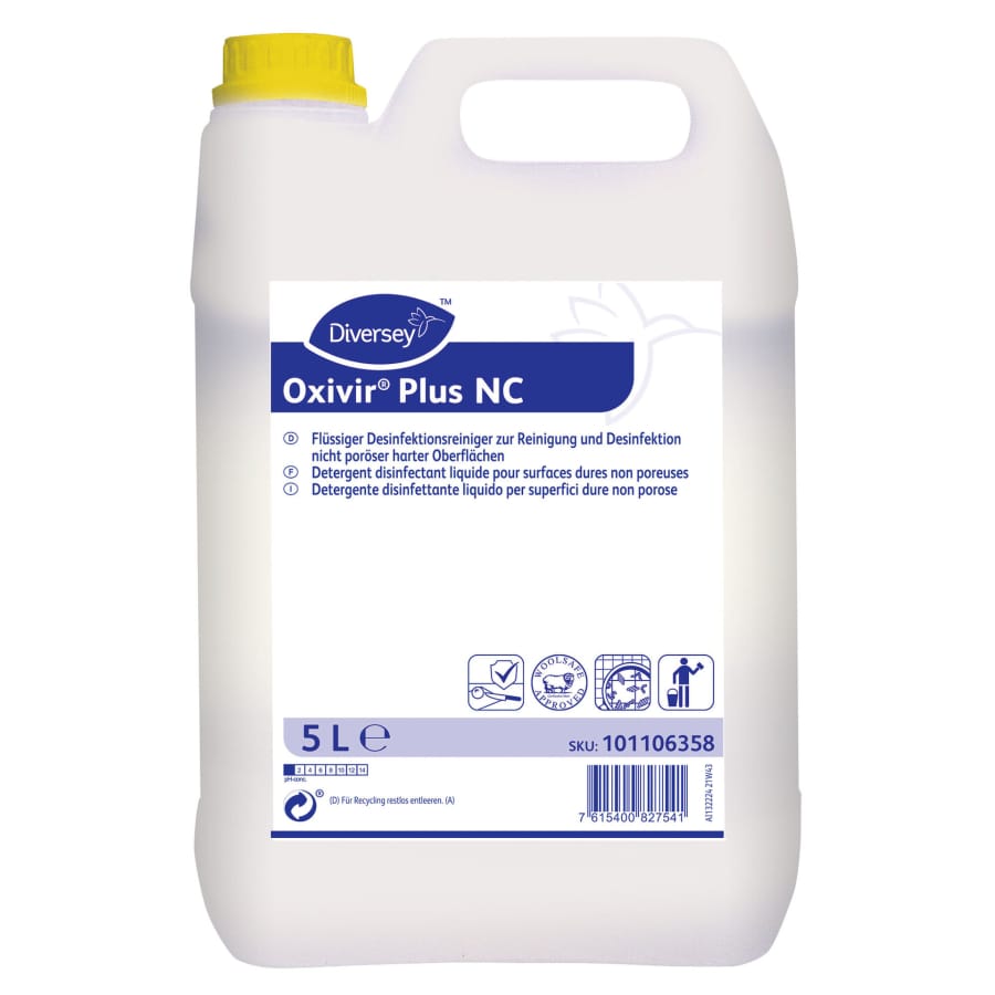 Oxivir® Plus NC Desinfektionsreiniger, frei von Duftstoffen 5 Liter