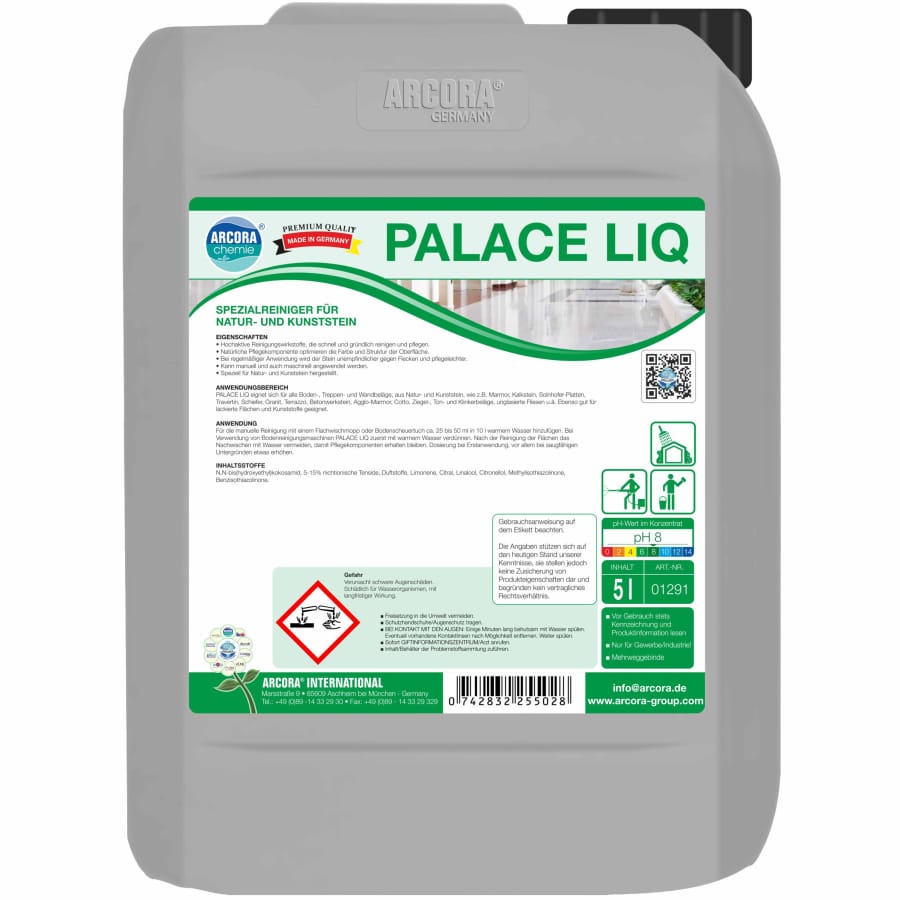 PALACE LIQ Natur- und Kunststeinreiniger 5 Liter Kanister